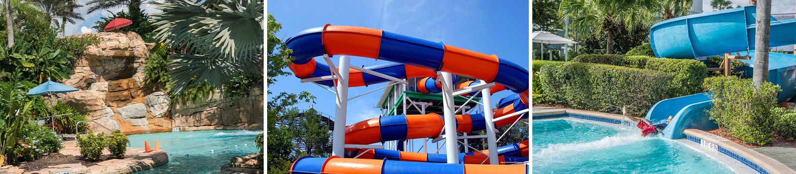 Glijbanen en waterpark